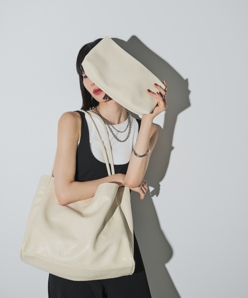 Naege トートバッグ スクエアポーチ付きトートBAG レディース
