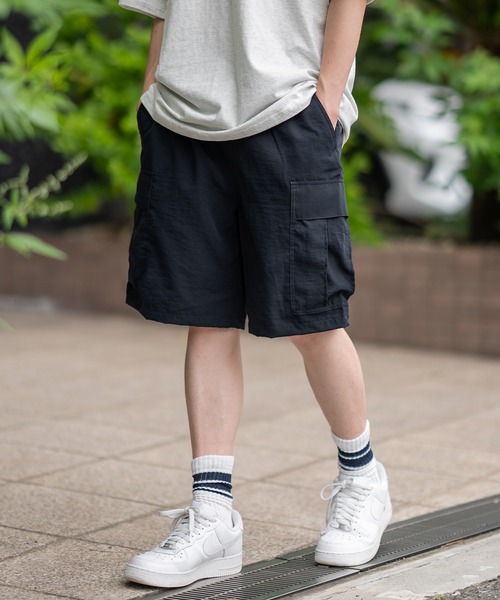 fekete ハーフカーゴパンツS セール】HALF CARGO PANTS / ハーフカーゴパンツ（カーゴパンツ