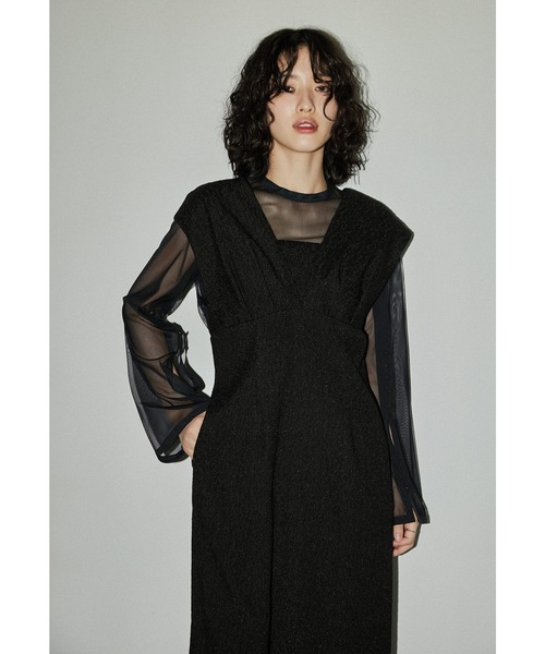 niana（ニアナ） ドレス V line ジャガードドレス 結婚式 パーティー