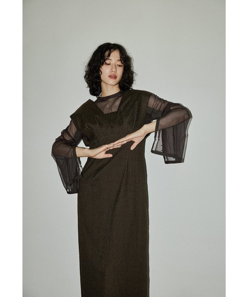 niana（ニアナ） ドレス V line ジャガードドレス 結婚式 パーティー