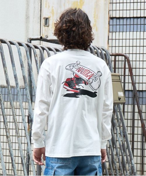 NAUTICATシャツ NAUTICA tシャツ 「大人向けサイズあり」「NAUTICA」バック
