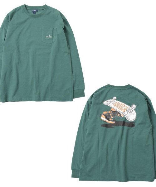 NAUTICA tシャツ 「大人向けサイズあり」「NAUTICA」バック