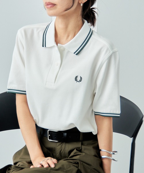 Z*e様 FRED PERRY ポロシャツ レディース FRED PERRY ポロシャツ ポロ 「FRED PERRY」TWIN TIPPED SHIRT