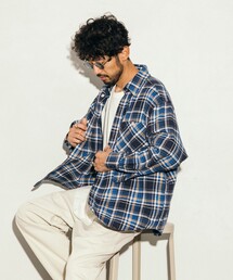 シャツ FREAK’S STORE/フリークスストア ヘビーネルチェックシャツ/リラックスフィット メンズ｜ZOZOTOWN Yahoo!店