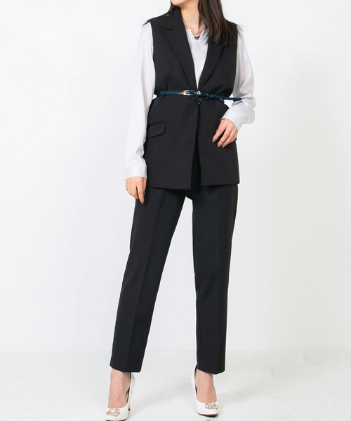 未使用級✨ビューティアンドユース ブラック セットアップ Ｌ〜XL 大きいサイズ Diable baiser（ディアブルベーゼ） セットアップ 軽やかな着心地