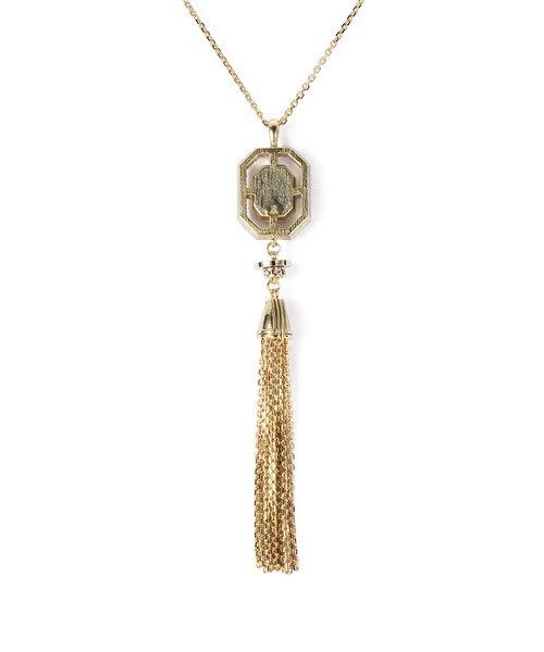 LANVIN en Bleu ネックレス アールデコ タッセルネックレス レディース