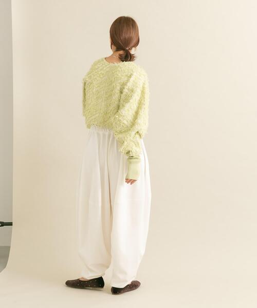 最終値下げ本日まで！ BODE フリンジ付きカーディガン M KBF（ケービーエフ） カーディガン ジャガードフリンジカーディガン