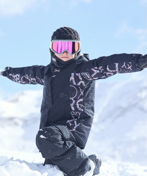 ロキシーキッズROXYとJOYride 子供用 スノーボードウェア グローブ付き ROXY ロキシー キッズ ジュニアスノー ミトングローブ JETTY