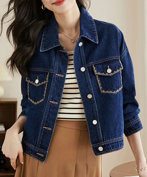 デニムジャケット レディース SACRA（ファッション） SALE！サクラ SACRA デニムジャケット