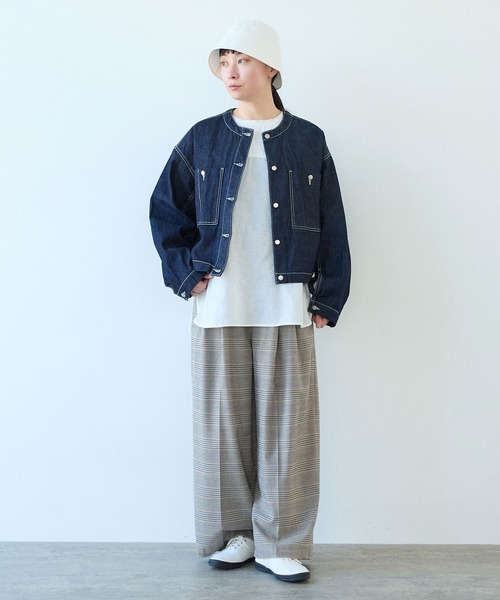 yuni デニムジャケット gジャン 11ozデニムショートブルゾン