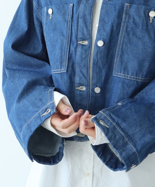 yuni デニムジャケット gジャン 11ozデニムショートブルゾン