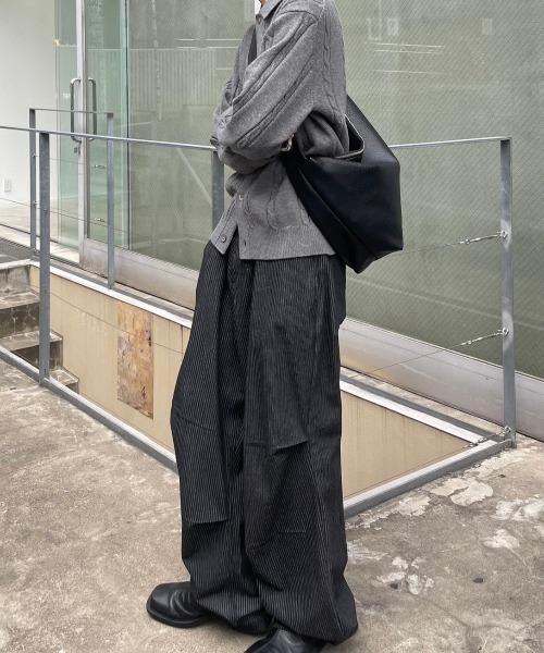 Chikashitsu+（チカシツプラス） カーディガン 「Chikashitsu +」cable