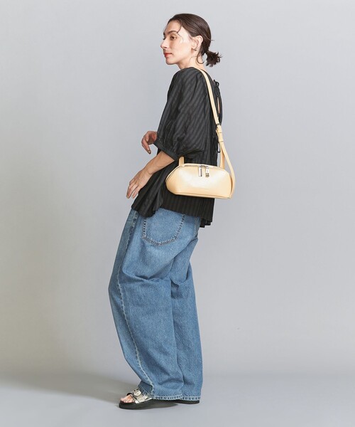ブラウス シャツ 「WEB限定」コットンドビー リボンブラウス -2WAY/ウォッシャブル- レディース