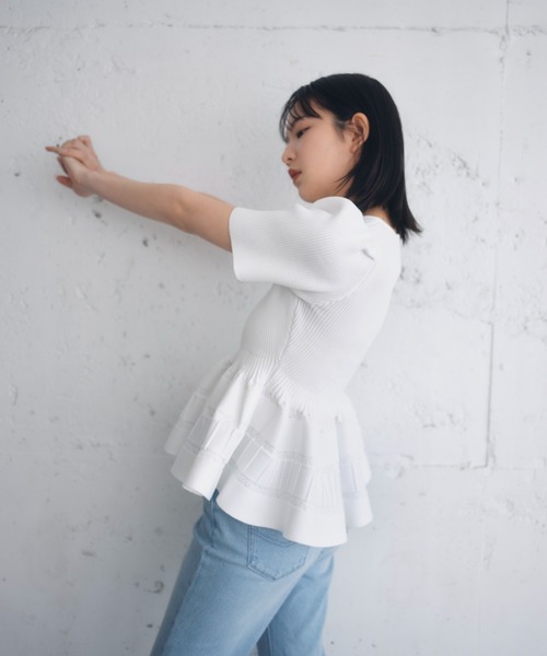 uni's room■ブーツカットスリットデニムパンツ PT-SS21-12 uni's room□ブーツカットスリットデニムパンツ PT-SS21-12