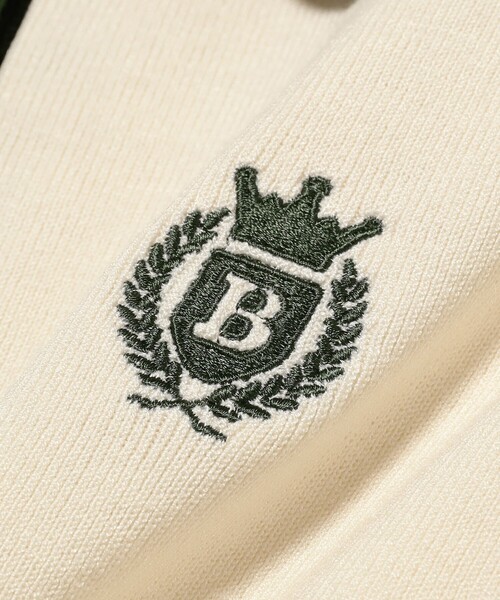 B：MING by BEAMS ポロシャツ ポロ 刺繍 ニット 25SS レディース