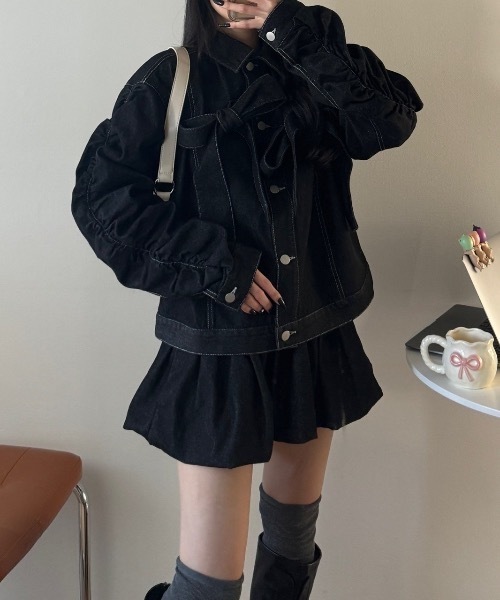 nemne（ネンネ） デニムスカート バルーンデニムスカート セットアップ