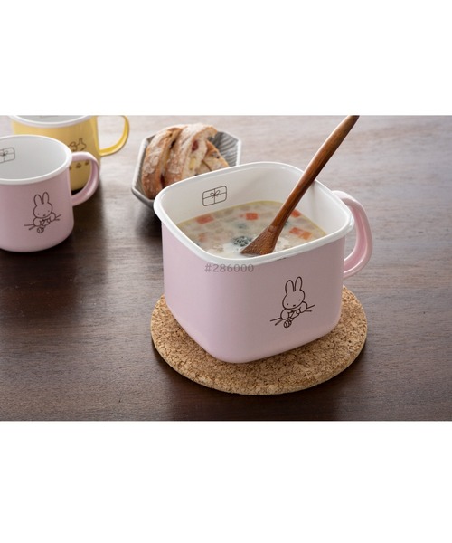 Miffy（ミッフィー） キッチン ミッフィーパステル 角型みそポット