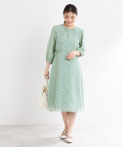 Reflect（リフレクト） ワンピース 「マシンウォッシュ可」フラワー