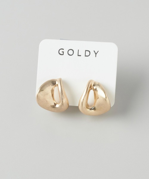 GOLDY（ゴールディ） イヤリング チャンキー ドロップ イヤリング
