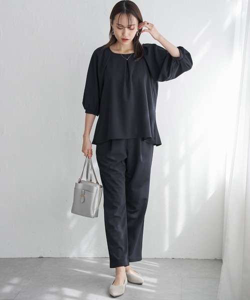 \\SALE//  完売品【新品・タグ付き】ペプラムセットアップ GLOBAL WORK｜MATINEE LINE/ペプラム*パンツセット/123952