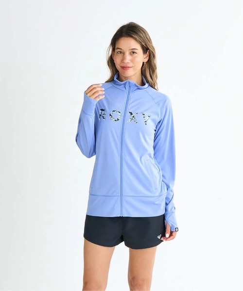 ROXY ラッシュガード ARTSY FLORAL LOGO ST /ロキシースタンド