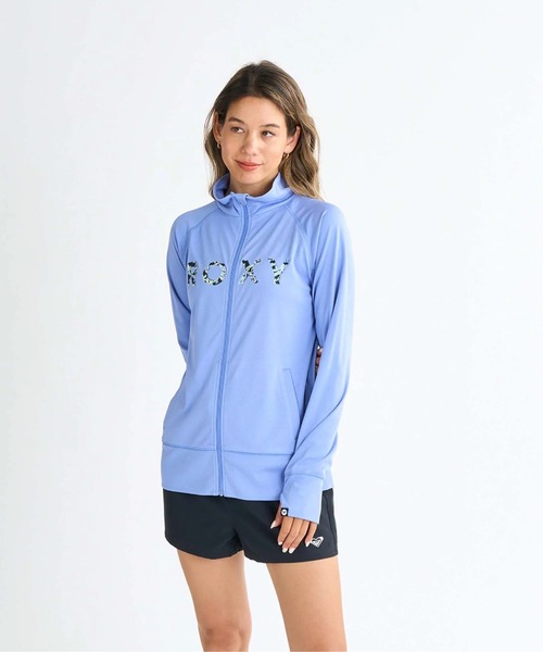ROXY ラッシュガード ARTSY FLORAL LOGO ST /ロキシースタンド