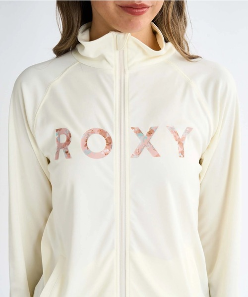 ROXY ラッシュガード ARTSY FLORAL LOGO ST /ロキシースタンド