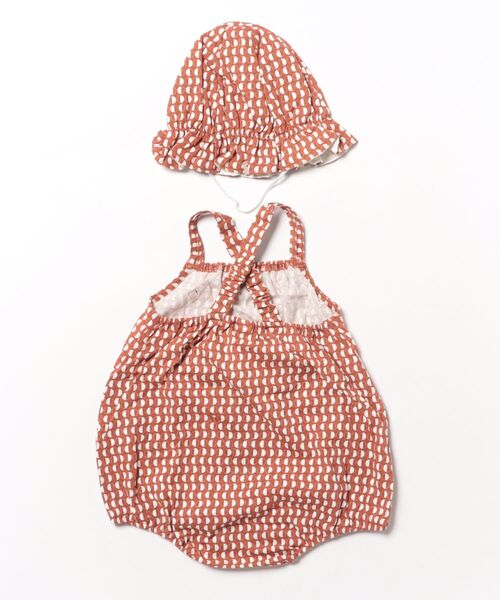 ベビー服 ロンパース 「2点セット」ロエルノースリーブカバーオール