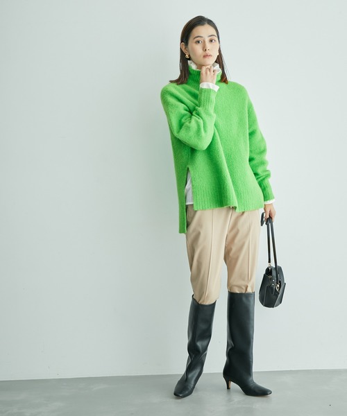 「ROPE'」 長袖ニット 38 ピンク レディース_画像3