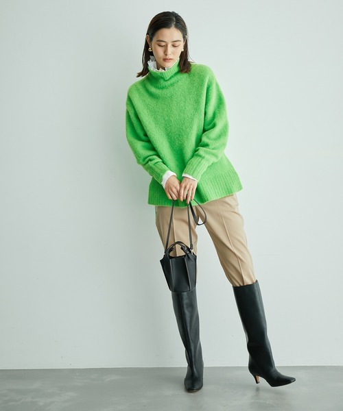 「ROPE'」 長袖ニット 38 ピンク レディース_画像4