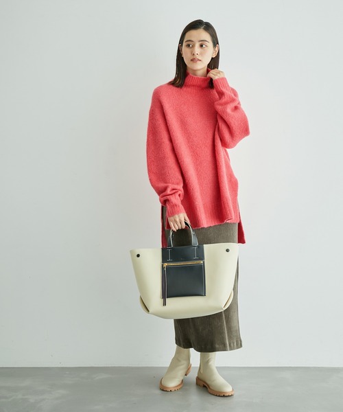 「ROPE'」 長袖ニット 38 ピンク レディース_画像6