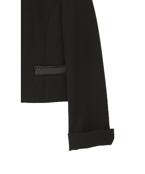 AOYAMA スーツ 「ブラックフォーマル」自宅で洗える！ノーカラー