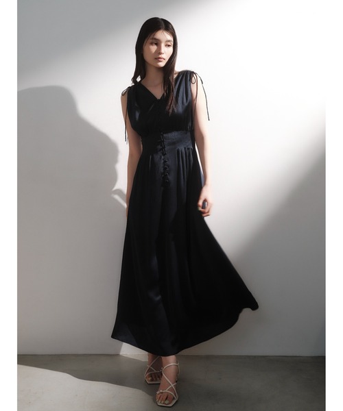 【美品】人気フレアワンピース ドレス 希少 サテン 楽天市場】ロング丈七分袖フレアワンピース フレアワンピース
