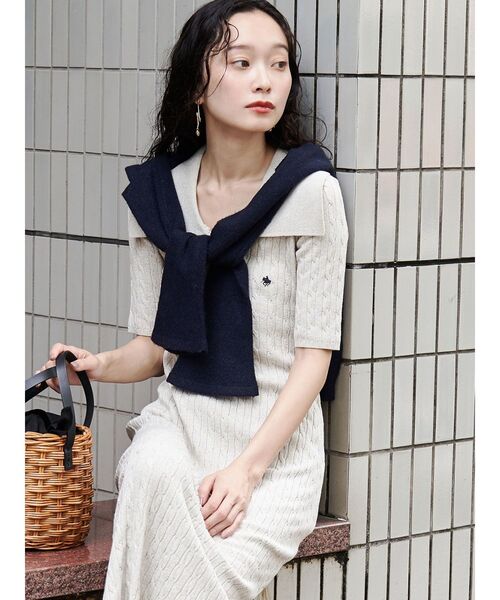 POLO BCS ワンピース 「POLO BCSコラボ」カラーネックメランジ