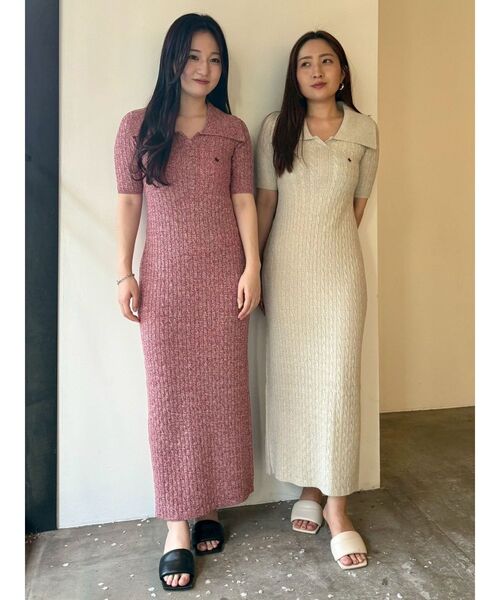 POLO BCS ワンピース 「POLO BCSコラボ」カラーネックメランジ