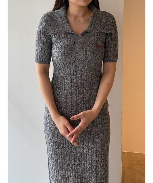 POLO BCS ワンピース 「POLO BCSコラボ」カラーネックメランジ