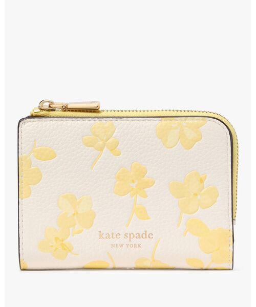 kate spade / スプリング パンジー ジップ ウォレット kate spade NEW YORK 財布 アヴァ スプリング パンジー バイ