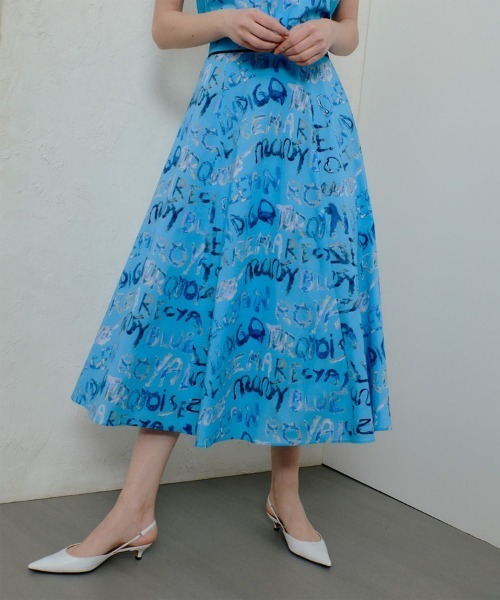 25SS 新品タグ★allureville PONTOGLIOフレアスカート S allureville スカート PONTOGLIOフレアスカート : ZOZOTOWN