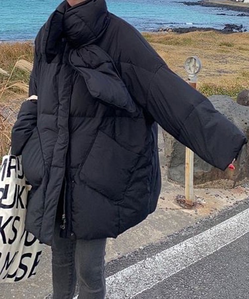 「SMILE ORCHID」 ダウンジャケット FREE ベージュ レディース_画像3