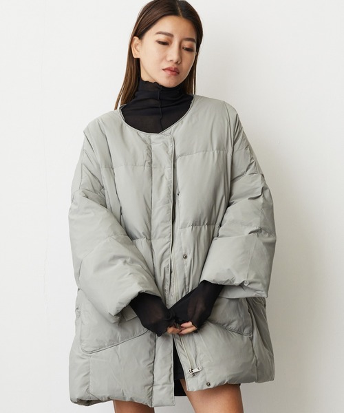 「SMILE ORCHID」 ダウンジャケット FREE ベージュ レディース_画像9