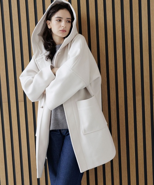 「LAKOLE」 コート SMALL ダークブラウン レディース_画像4