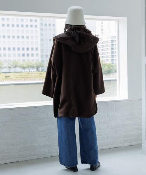 「LAKOLE」 コート SMALL ダークブラウン レディース_画像9