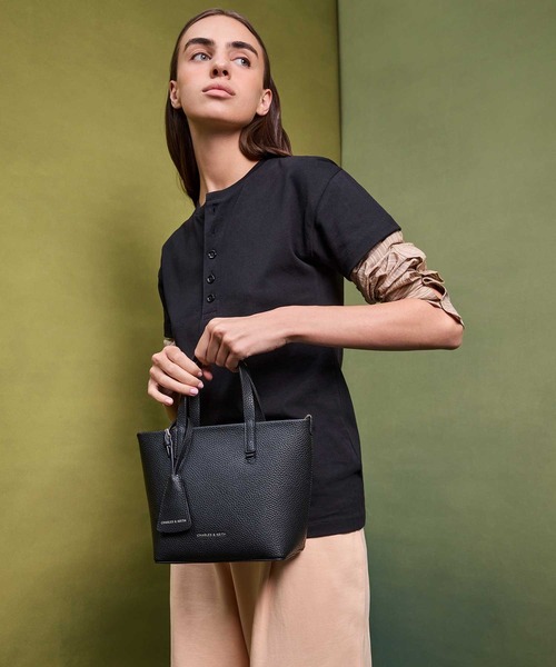 CHARLES ＆ KEITH トートバッグ Beryl ミニベリルトートバッグ