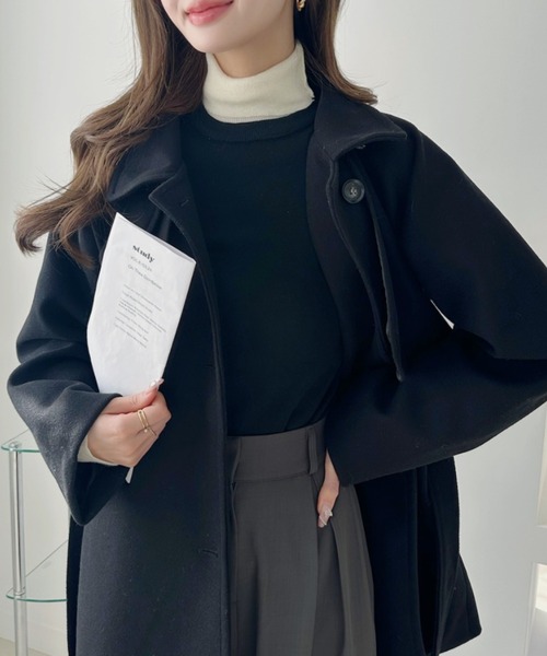 ミドル丈ウールトレンチコート 撥水／UVケア】ミドル丈トレンチコート（2002386685