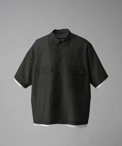 MAISON SPECIAL シアースリーブオーバーシャツ オーバーシアーシャツ【MAISON SPECIAL/メゾンスペシャル】（シャツ