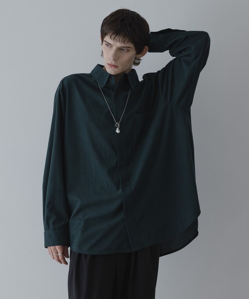 remer シャツ LOOSE BASIC OVERSIZE SHIRT - Drape Corduroy / ルーズ