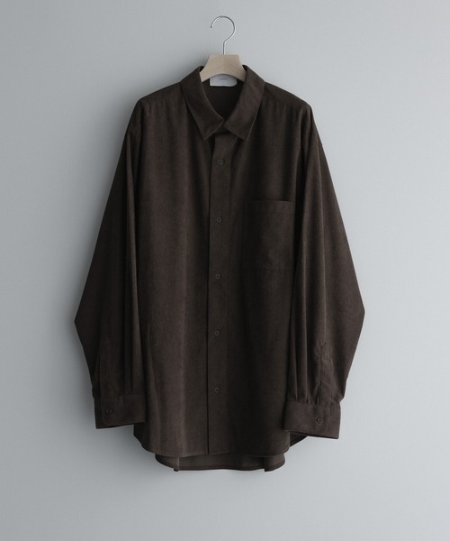 remer シャツ LOOSE BASIC OVERSIZE SHIRT - Drape Corduroy / ルーズ