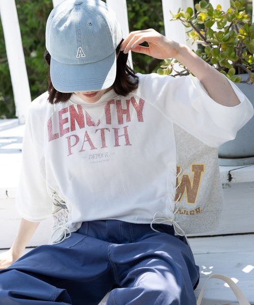 「niko and...」 スウェットカットソー SHORT グレー レディース_画像6