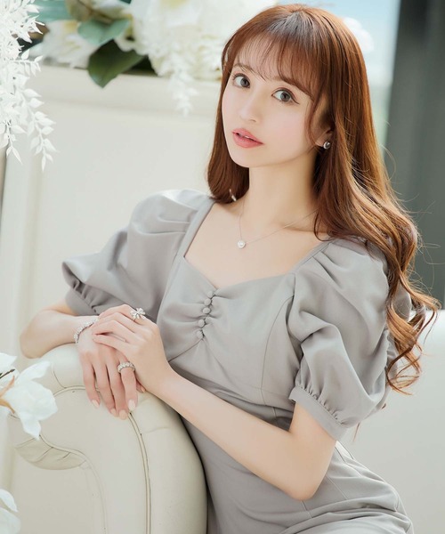 S①EmiriaWizワンピース　半袖　新品未使用 emiriawiz 「emiriawiz」 半袖ワンピース SMALL グレー