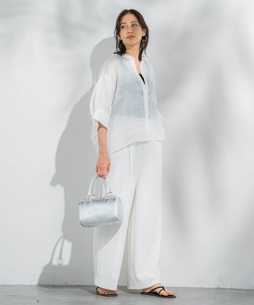 LAUTREAMONT（ロートレアモン） ブラウス シャツ 「WEB限定」ラミー